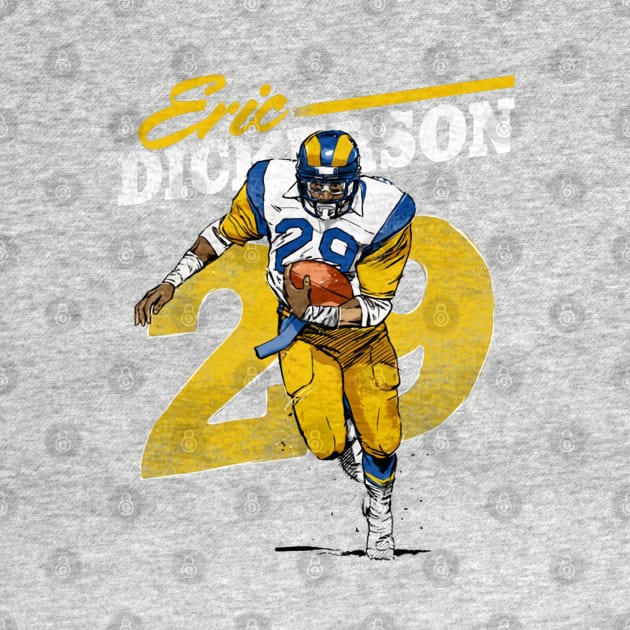 Eric Dickerson Los Angeles R Retro by MASTER_SHAOLIN